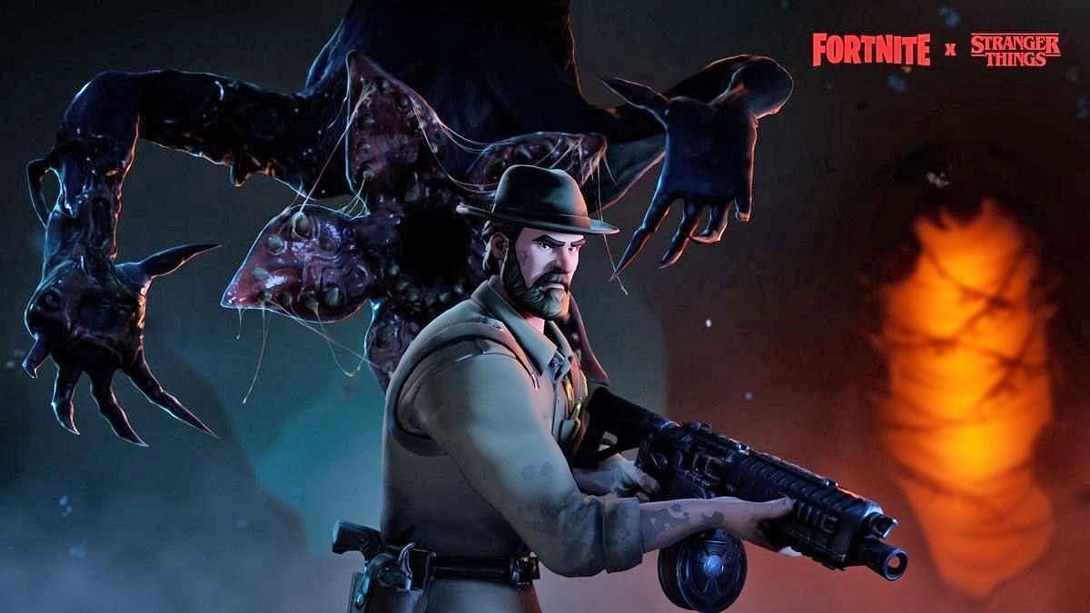 The Stranger Things crossover skins (Image via Epic Games)