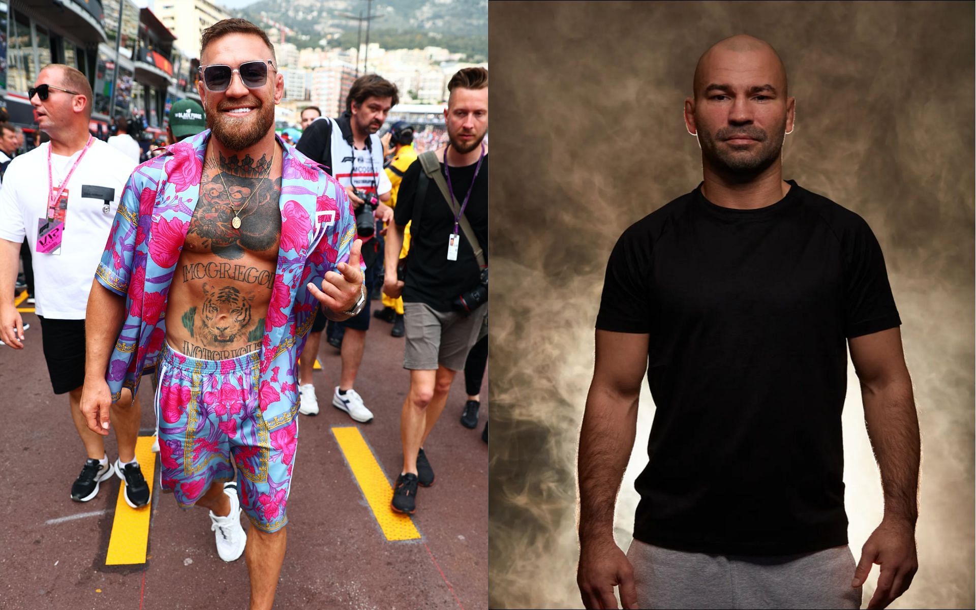 Conor McGregor (left) and Artem Lobov (right) [ Image Courtesy: Getty Images and @rushammer on Instagram] 
