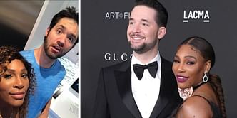 "Guess what Serena Williams drew"- Alexis Ohanian shares picture of wife's drawing while playing family pictionary