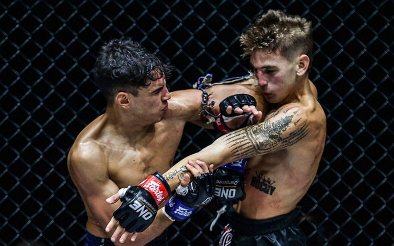 Joseph Lasiri (left), photo by ONE Championship