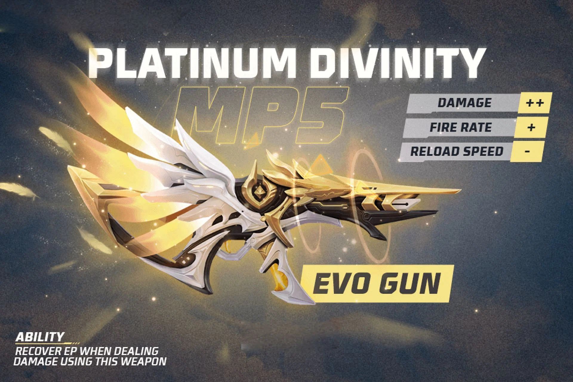 Platinum Divinity MP5 स्किन (Image via Garena)