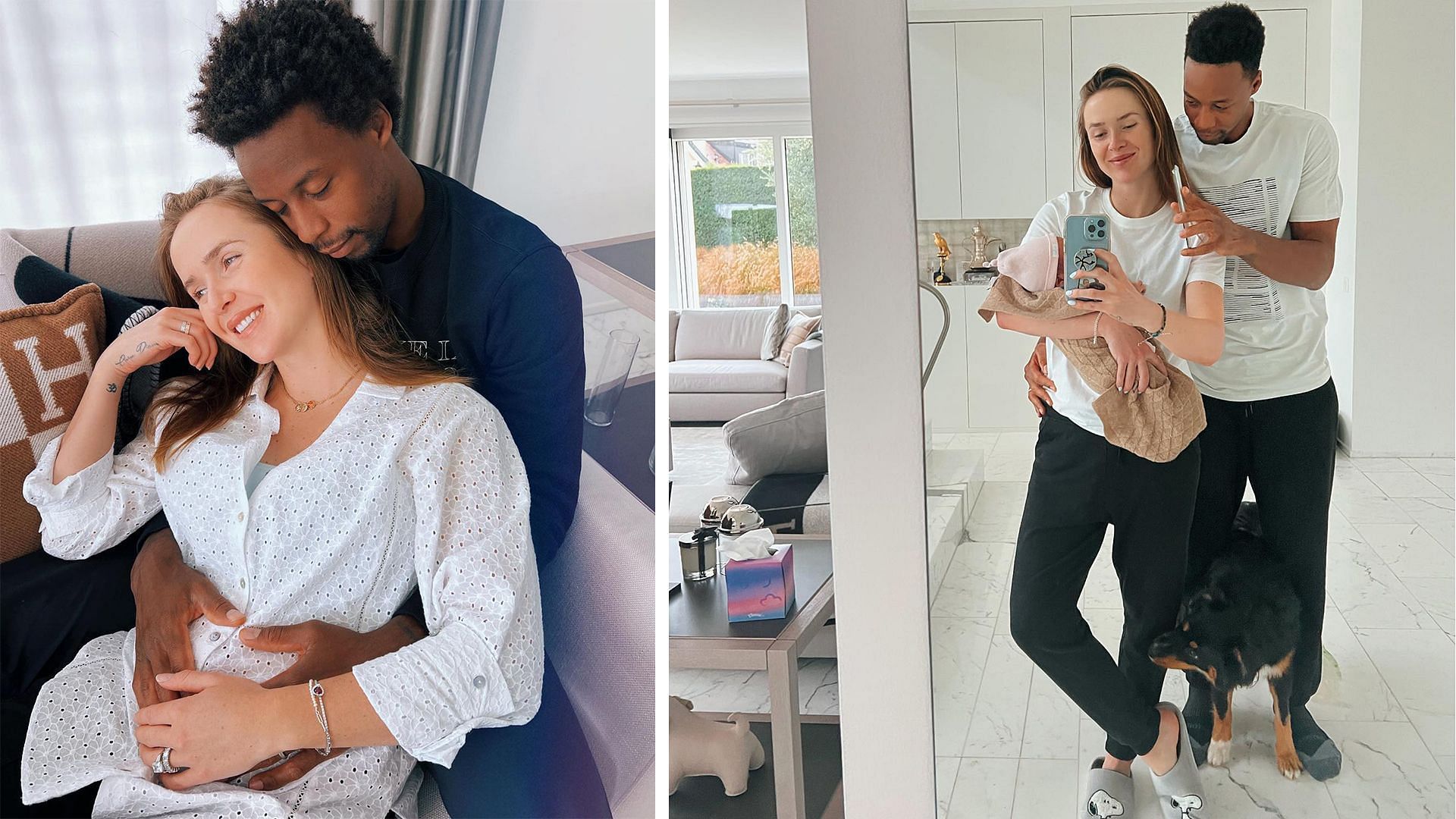 Elina Svitolina shares adorable pictures with husband Gael Monfils in new &quot;parenting&quot; role