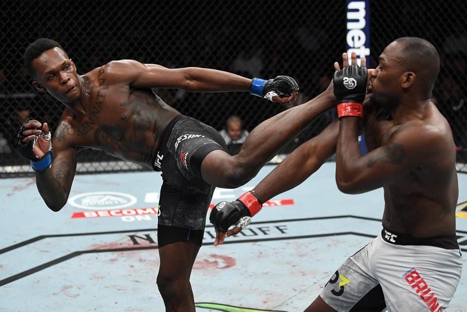 Israel Adesanya destroyed Derek Brunson with surprising ease in their clash