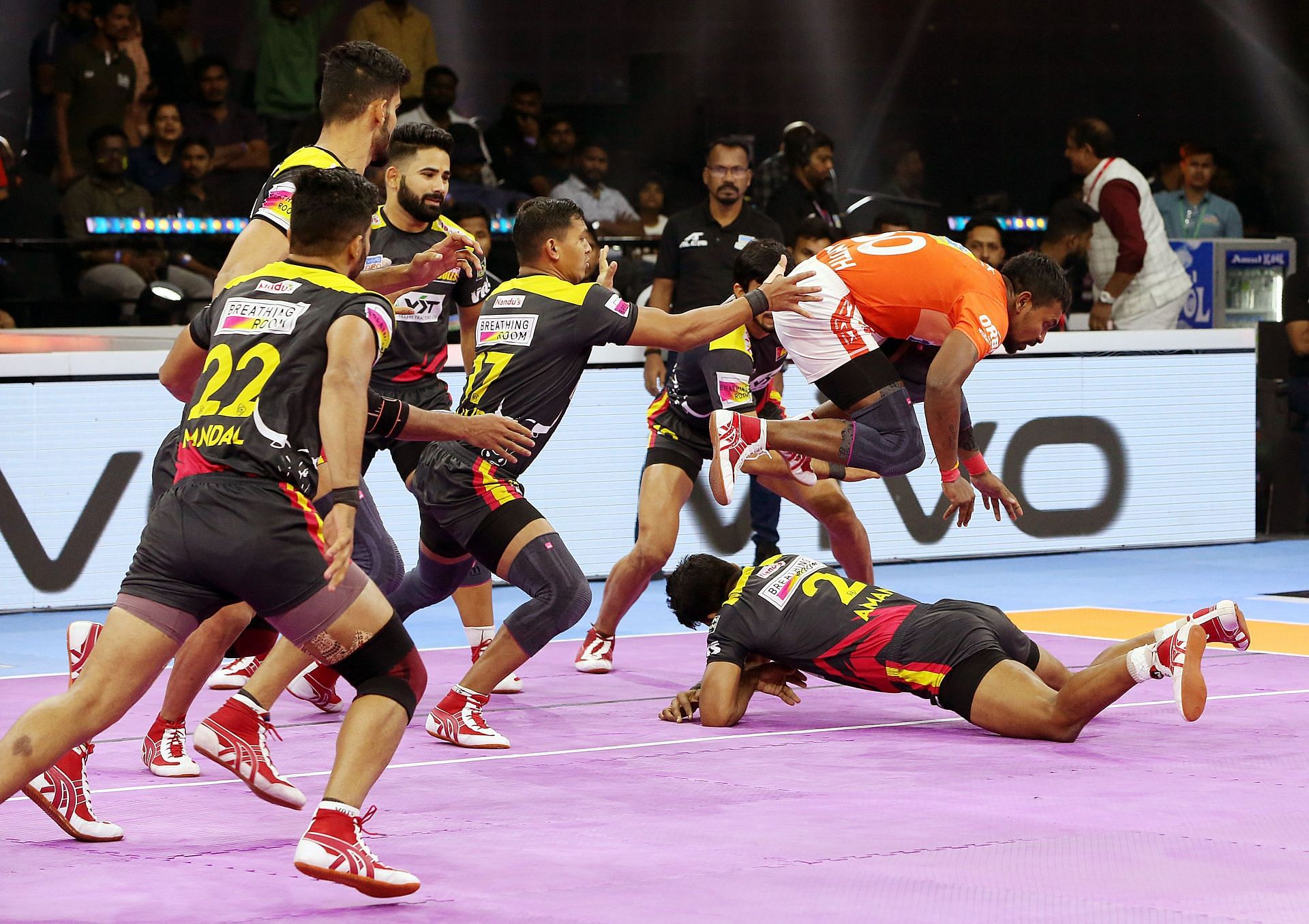 बेंगलुरु बुल्स का फॉर्म मौजूदा सीजन में काफी शानदार रहा है (Photo - Pro Kabaddi League)