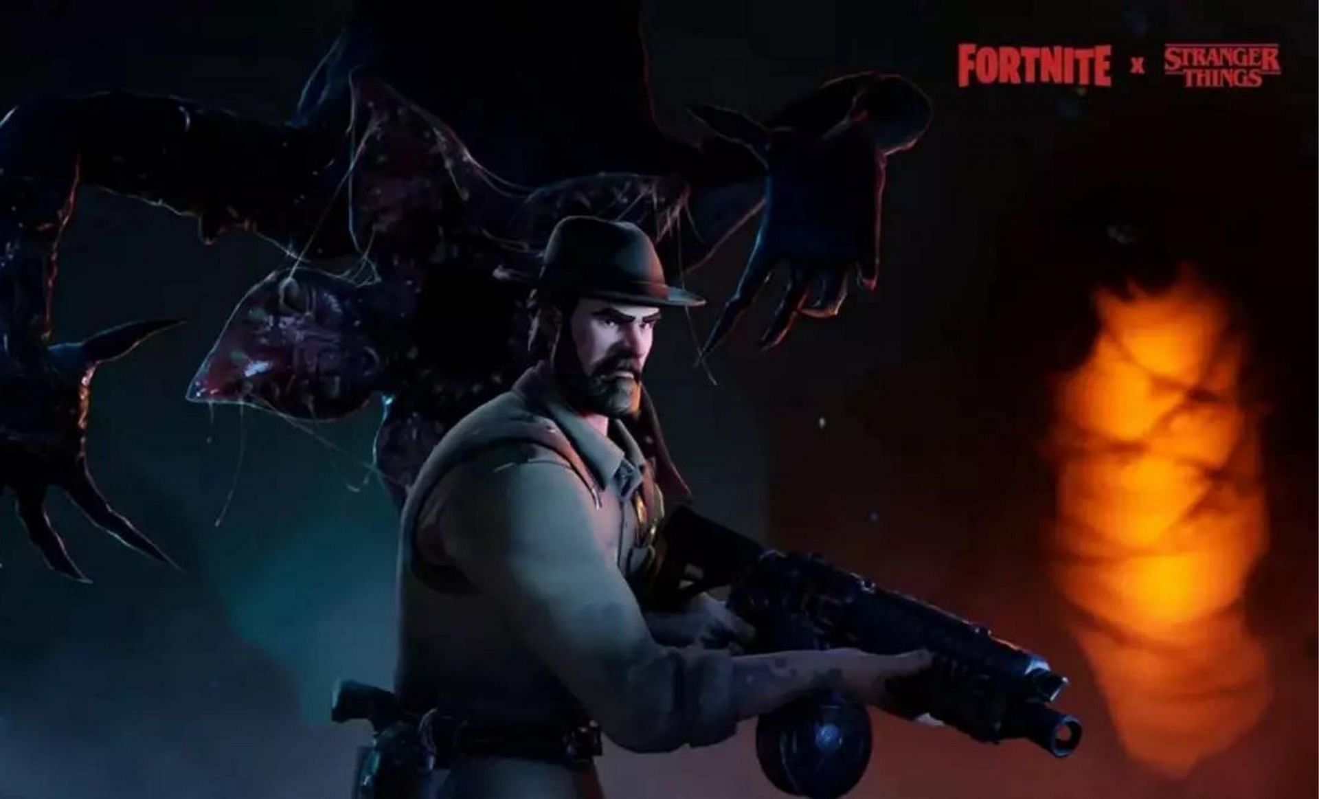 Stranger Things collaboration skins (Image via Epic Games)