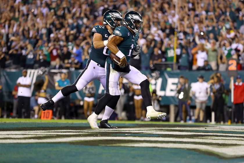 NFL_ Mens Philadelphia''Eagles''Football Jalen Hurts Jason Kelce