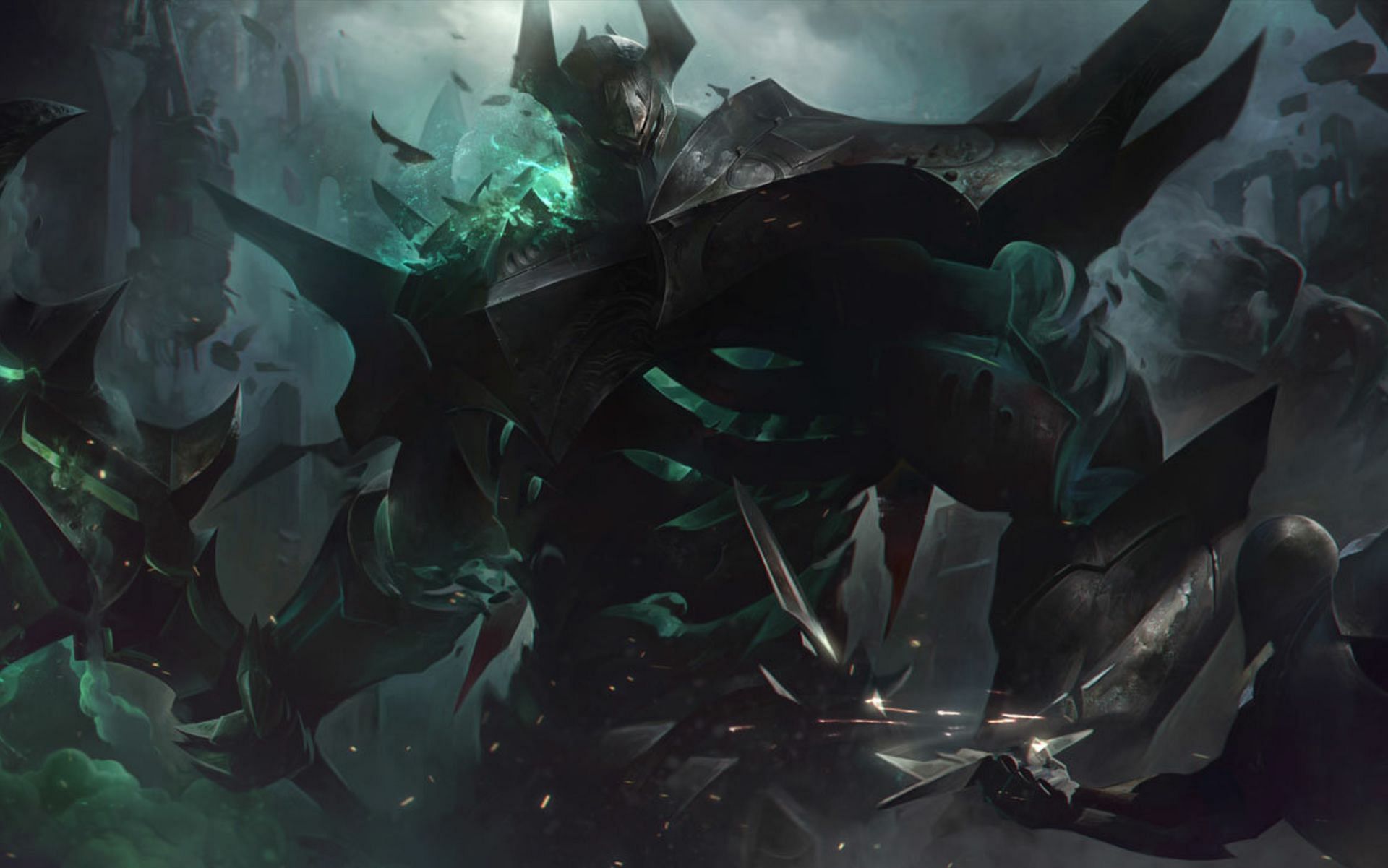 Mordekaiser will be featured as the next champion as part of the Ashen Knight skinline (Image via Riot Games)