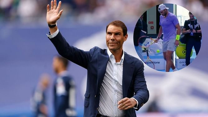 Watch: Rafael Nadal displays his football skills in Turin ahead of ATP Finals