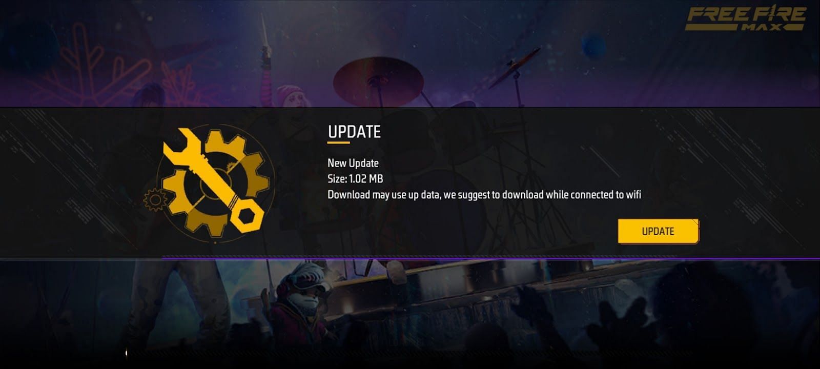 Make sure you download additional files after opening Free Fire or its MAX variant (Image via Garena)