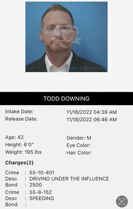 todd downing dui