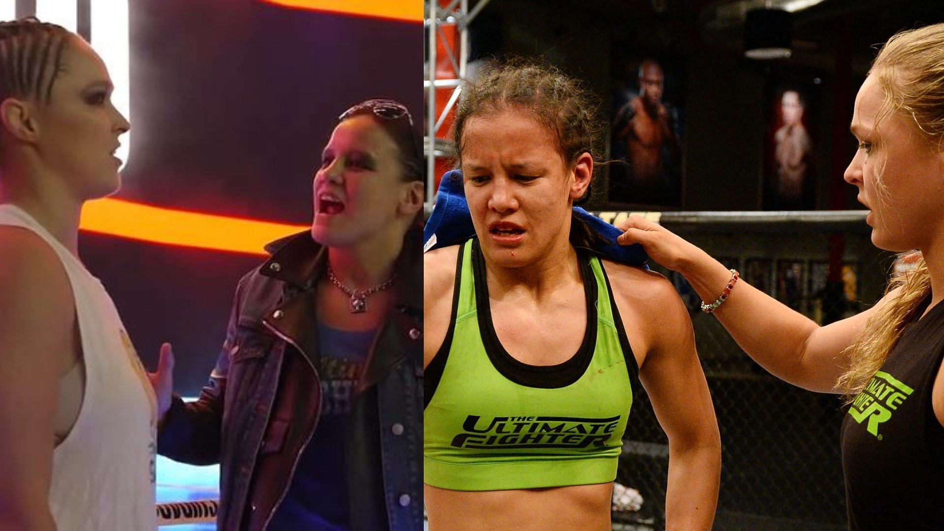 WWE SmackDown Superstars Ronda Rousey and Shayna Baszler