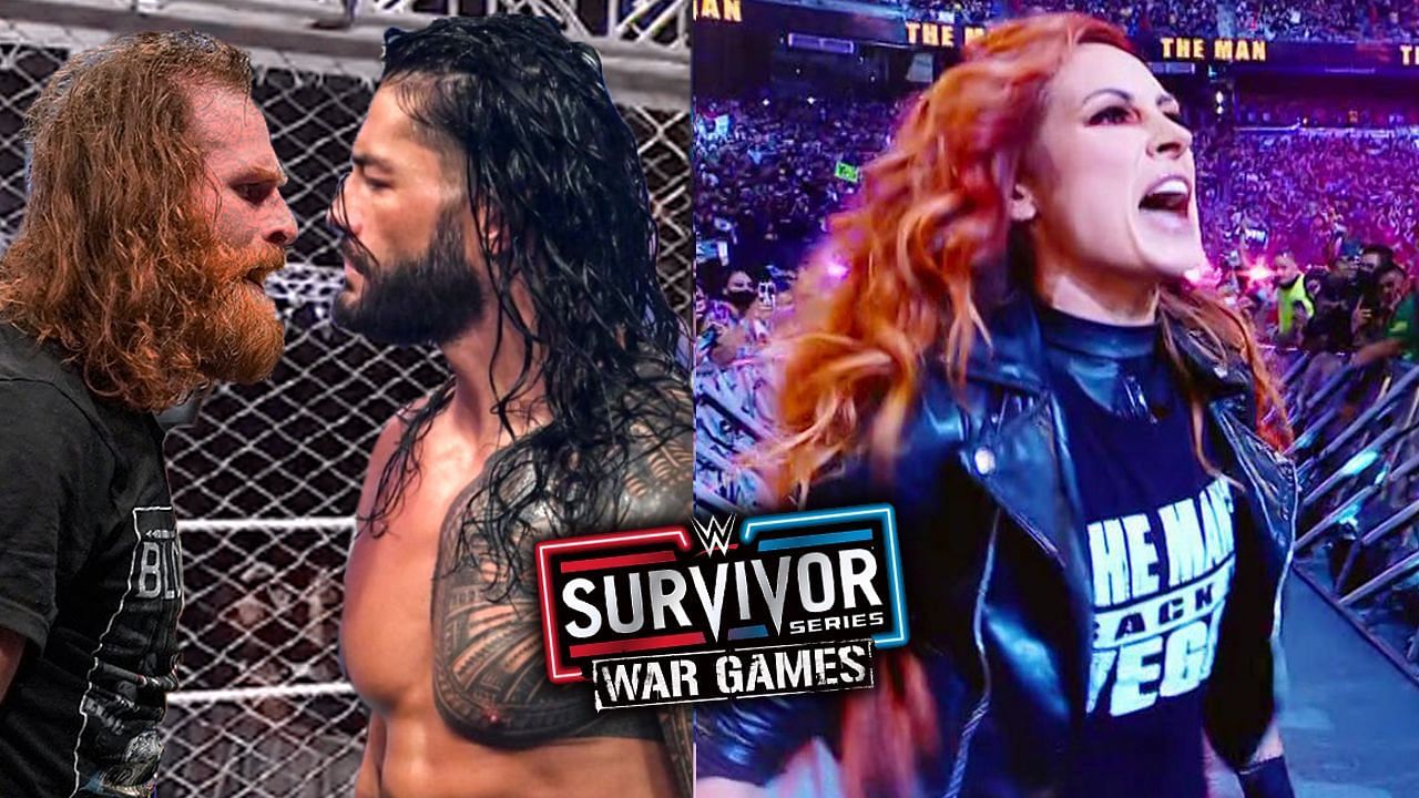 WWE Survivor Series WarGames could feature Roman Reigns, Sami Zayn, and Becky Lynch.