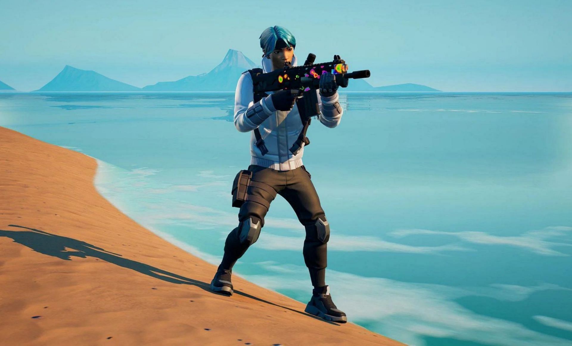 The skin with an in-game look (Image via Epic Games)