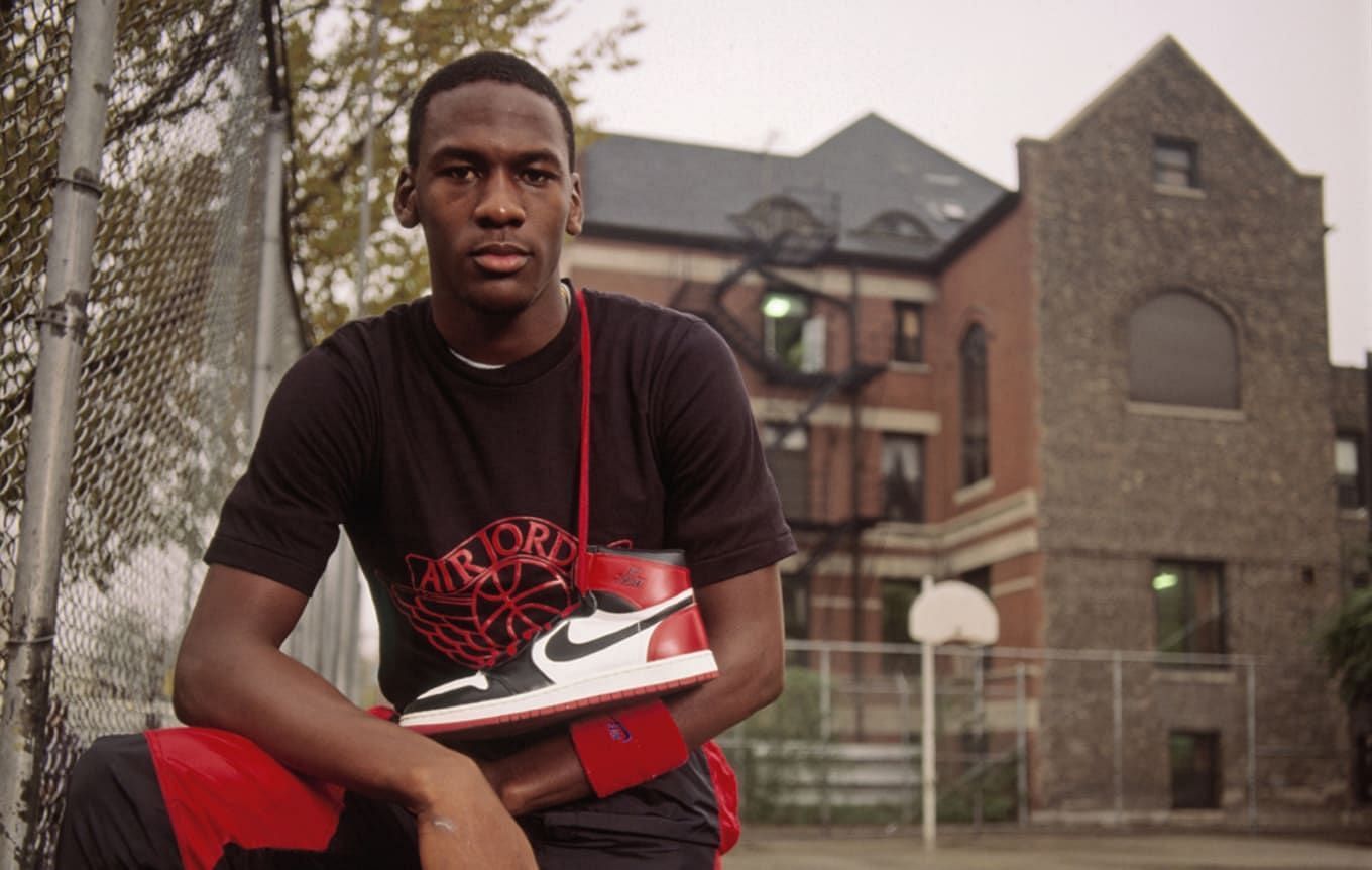 When Michael Jordan's shoes were banned by the NBA, costing him