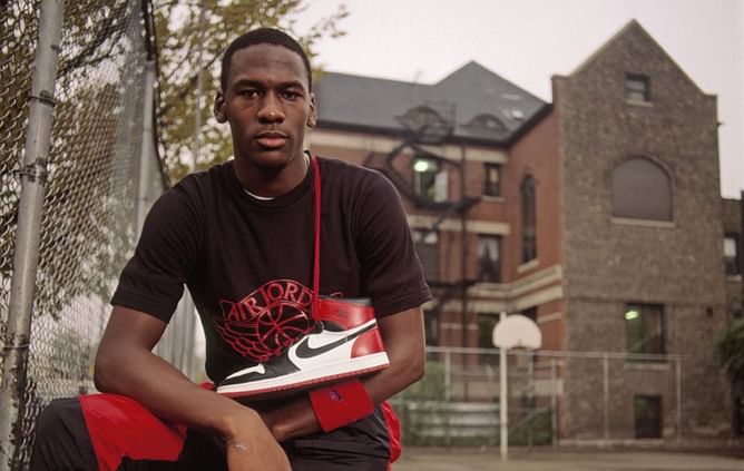 When Michael Jordan’s shoes were banned by the NBA, costing him $5,000 every game he wore them