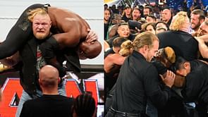 "Couldn't pay the overtime on a security" - WWE veteran says he was "confused as fu*k" after Brock Lesnar and Bobby Lashley's heated brawl on RAW