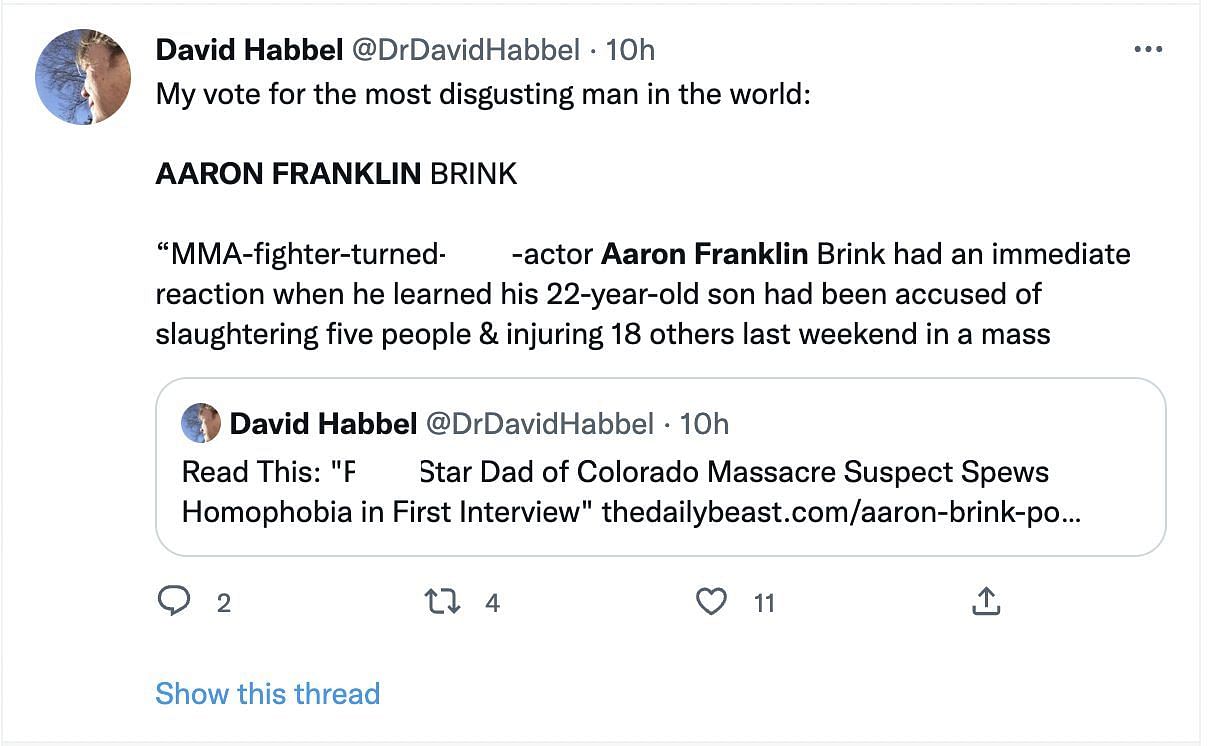 Netizens call out Franklin &quot;Disgusting&quot; after revelations about his appearance in Intervention and various other adult movies. (Image via Twitter)