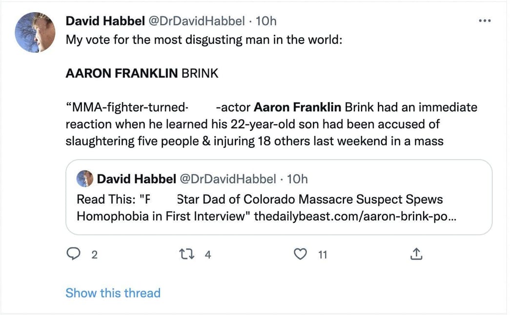 Who is Aaron Franklin Brink? blasts Colorado shooting suspect
