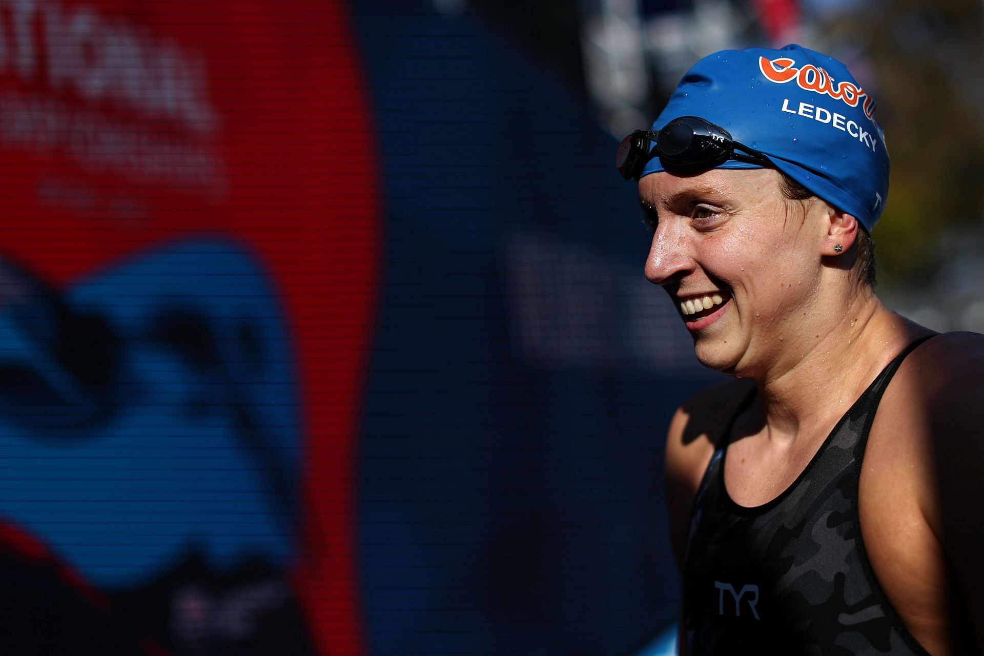 Ledecky at the Phillips 66 National Championships, 2022 (Image via Getty)