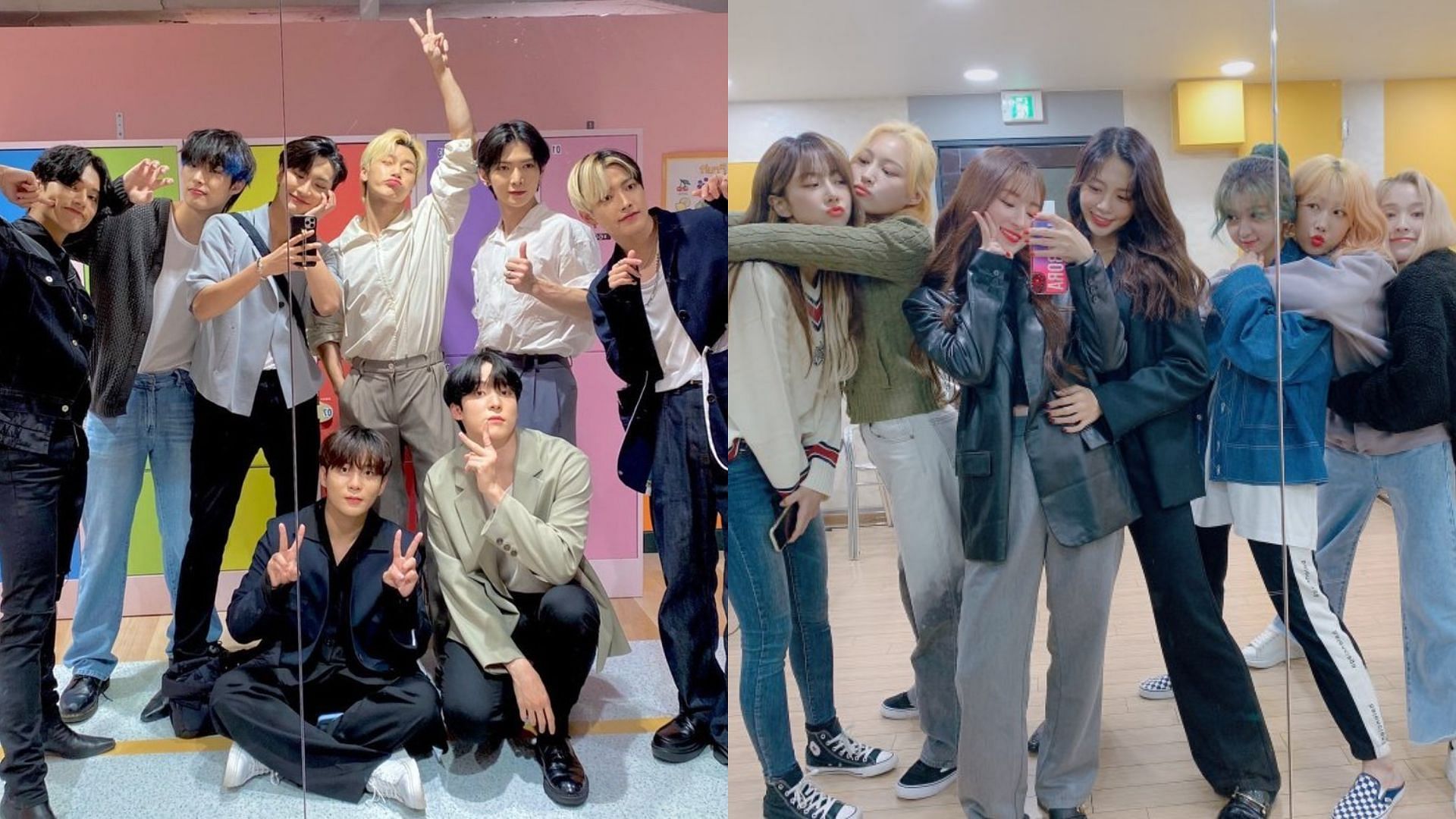 ATEEZ and Dreamcatcher face backlash for hosting concerts during the Itaewon mourning period (Image via Twitter/@4DEUKAETEEZ)