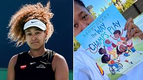 "Reading my first book to my firstborn" - Naomi Osaka shares adorable video of herself reading her book to her dog