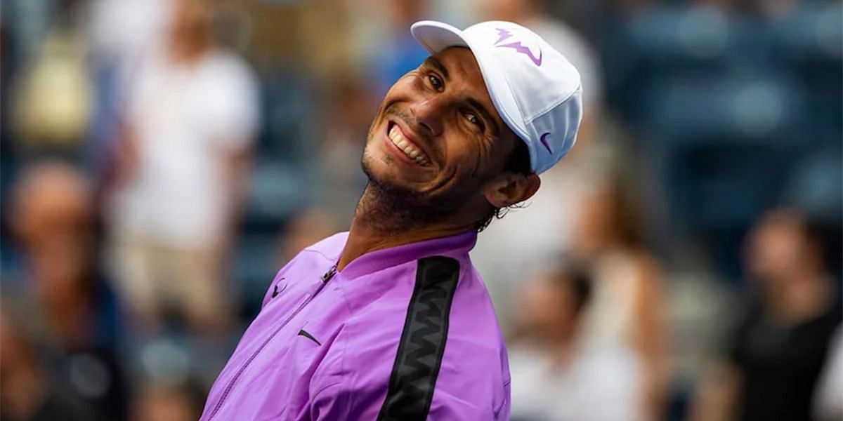 Rafael Nadal Jokes about the colour of ATP Finals