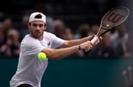 Tommy Paul at the 2022 Paris Masters.