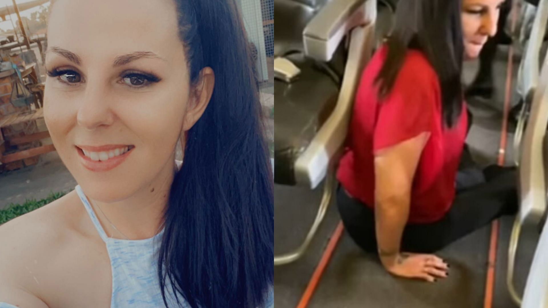 Jetstar was slammed for their treatment of disabled Natalie Curtis. (Image via Natalie Curtis/Facebook, Seven News.)