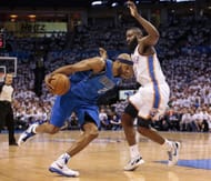 Harden was drafted by the <a href='https://www.sportskeeda.com/basketball/oklahoma-city-thunder' target='_blank' rel='noopener noreferrer'>Oklahoma City Thunder</a> (Image via Getty Images)