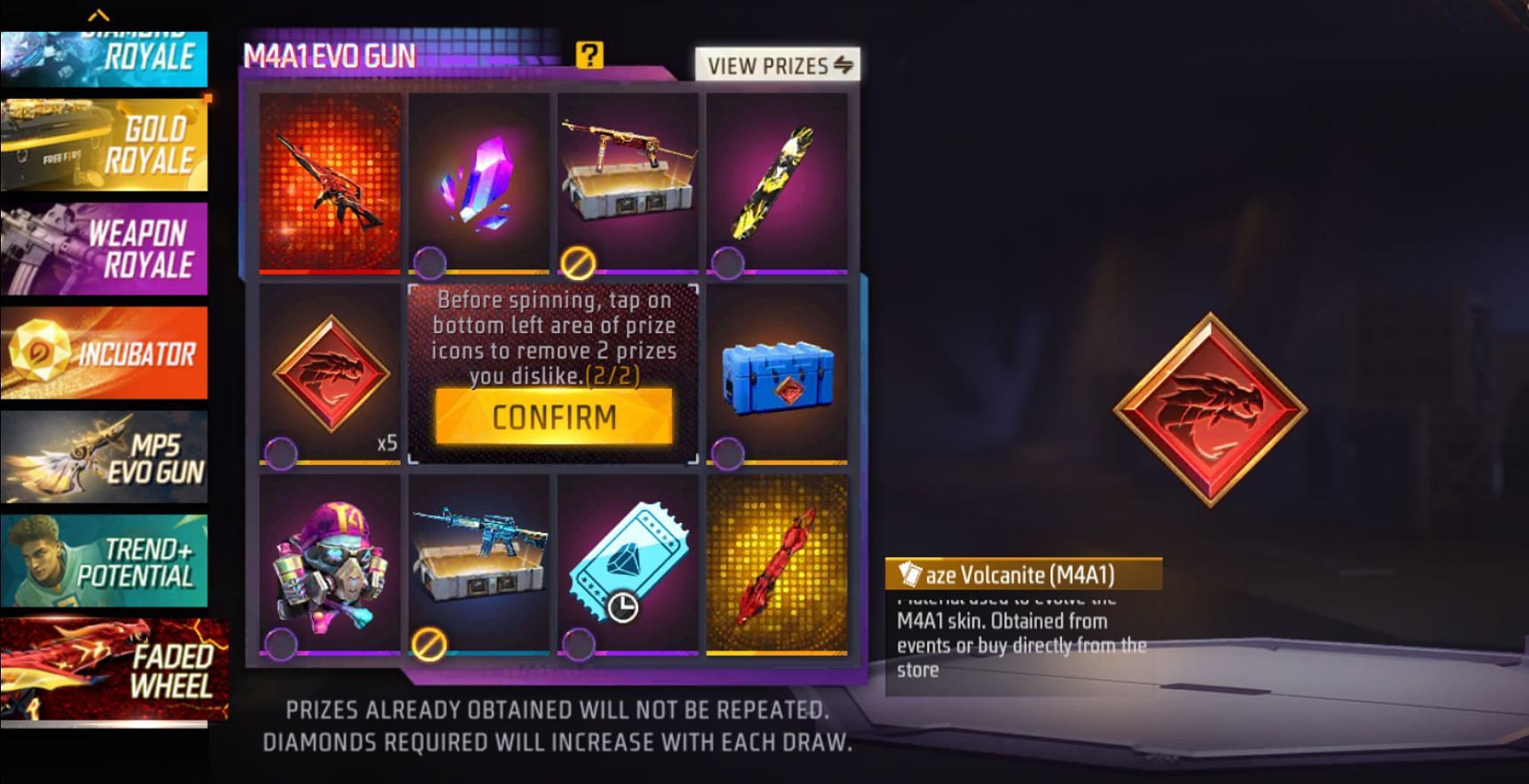 How to participate in the Faded Wheel and obtain rare rewards (Image via Garena)