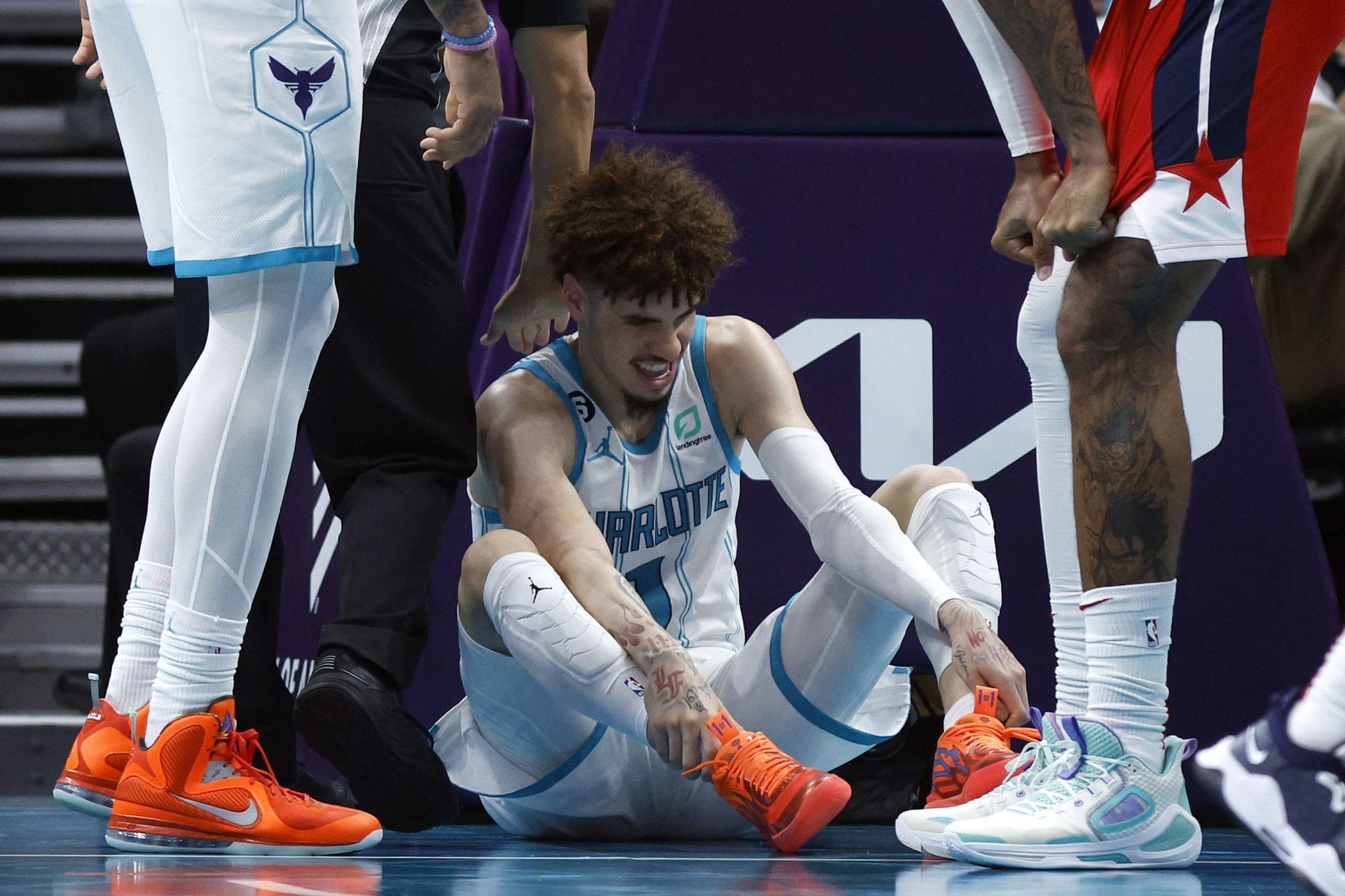 LaMelo Ball of the Charlotte Hornets