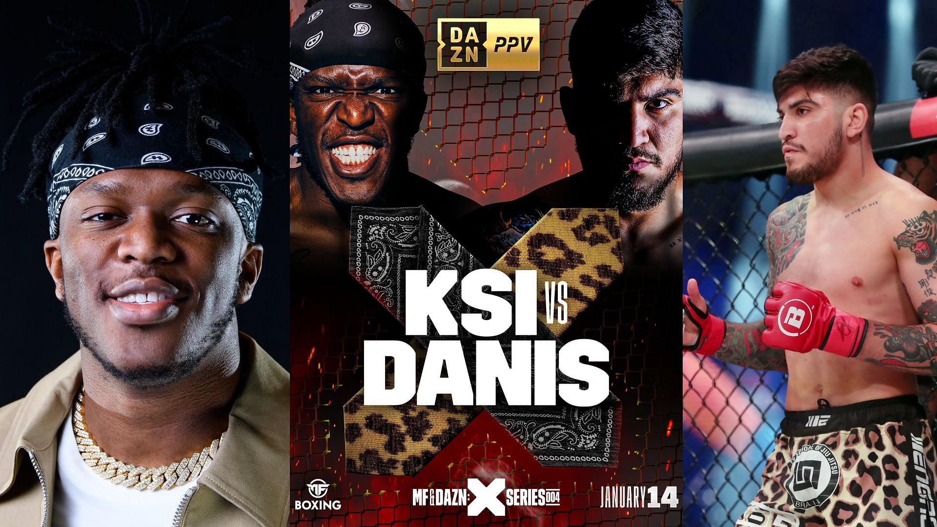 KSI announces his next opponent for January Misfits Boxing card