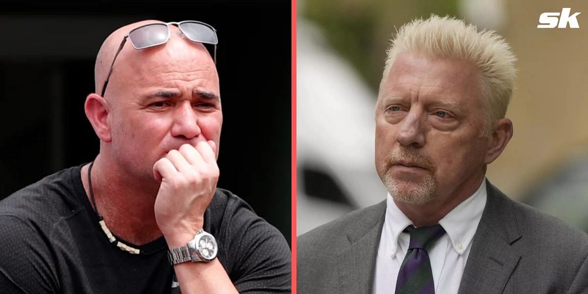 Andre Agassi opened up on the impact Boris Becker