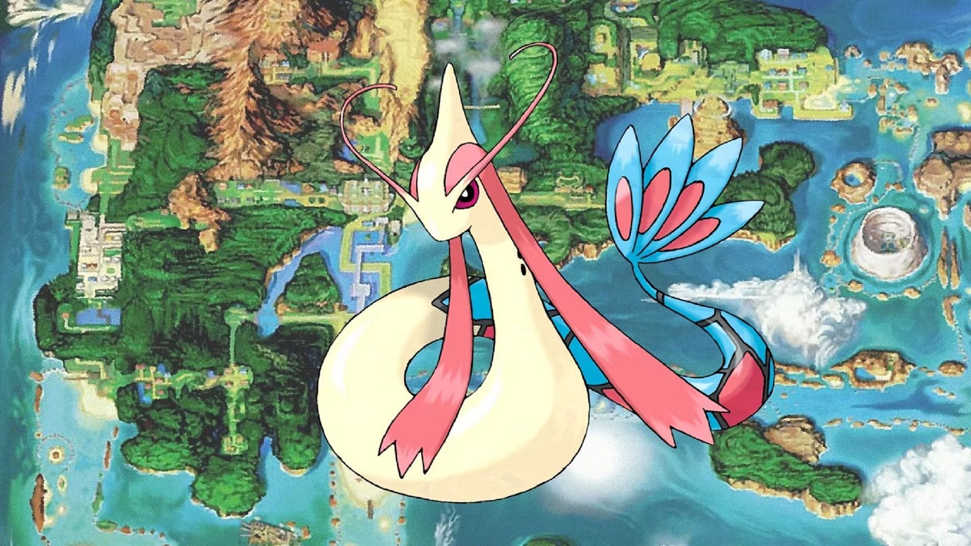Milotic is a much more formidable Pokemon compared to Feebas (Image via The Pokemon Company)