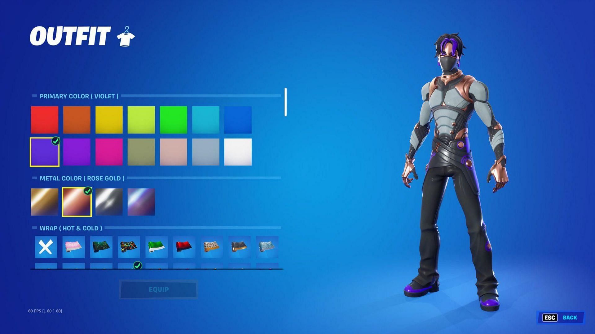 The latest Fortnite glitch can be used with new wrap skins (Image via Epic Games)