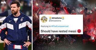 "Imma be stressing out throughout the game" "Please don't risk it" - Lionel Messi fans feel PSG superstar should have been rested against Auxerre ahead of 2022 FIFA World Cup with Argentina
