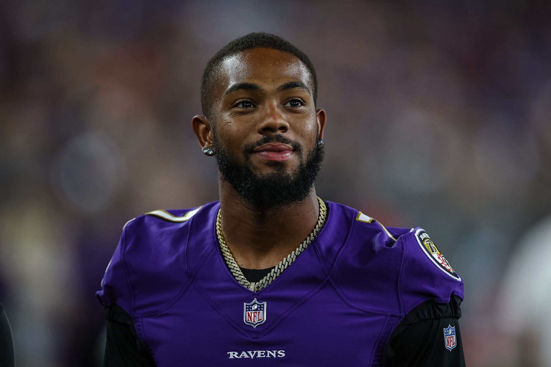 Rashod Batemon in Washington Commanders v Baltimore Ravens