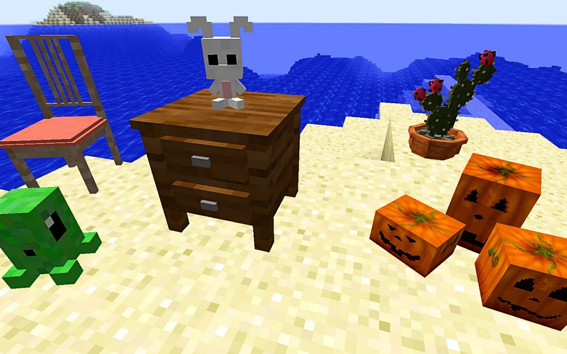Mods can add a ton of stuff into Minecraft (Image via Mojang)