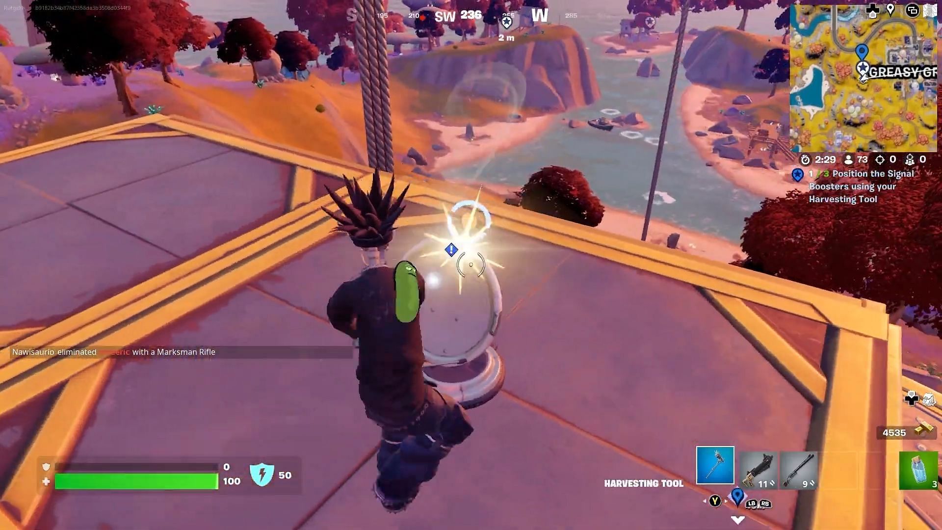 Fortnite Paradise Quests Part 2 requires you to position Signal Boosters (Image via Epic Games)