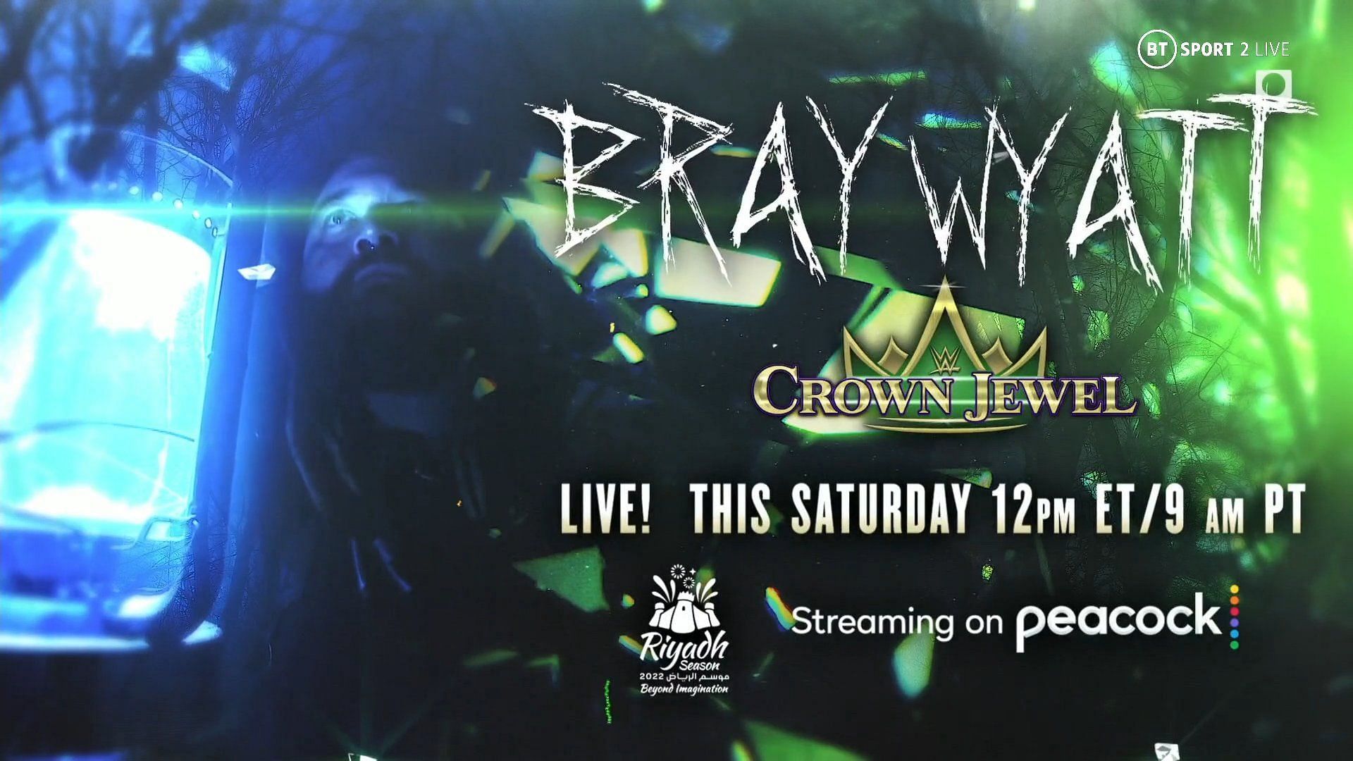 Bray Wyatt will be appearing this Saturday at Crown Jewel