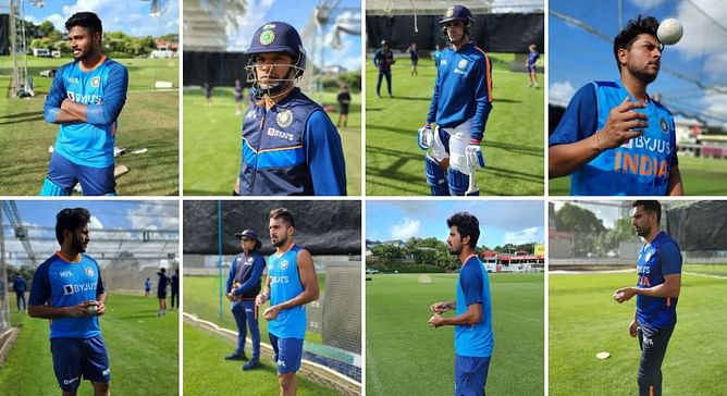 [Pictures] Shikhar Dhawan and Co. undergo practice session for ODI series against New Zealand