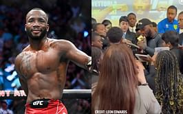 Watch: Leon Edwards receives a rapturous welcome as he takes UFC belt back to his school
