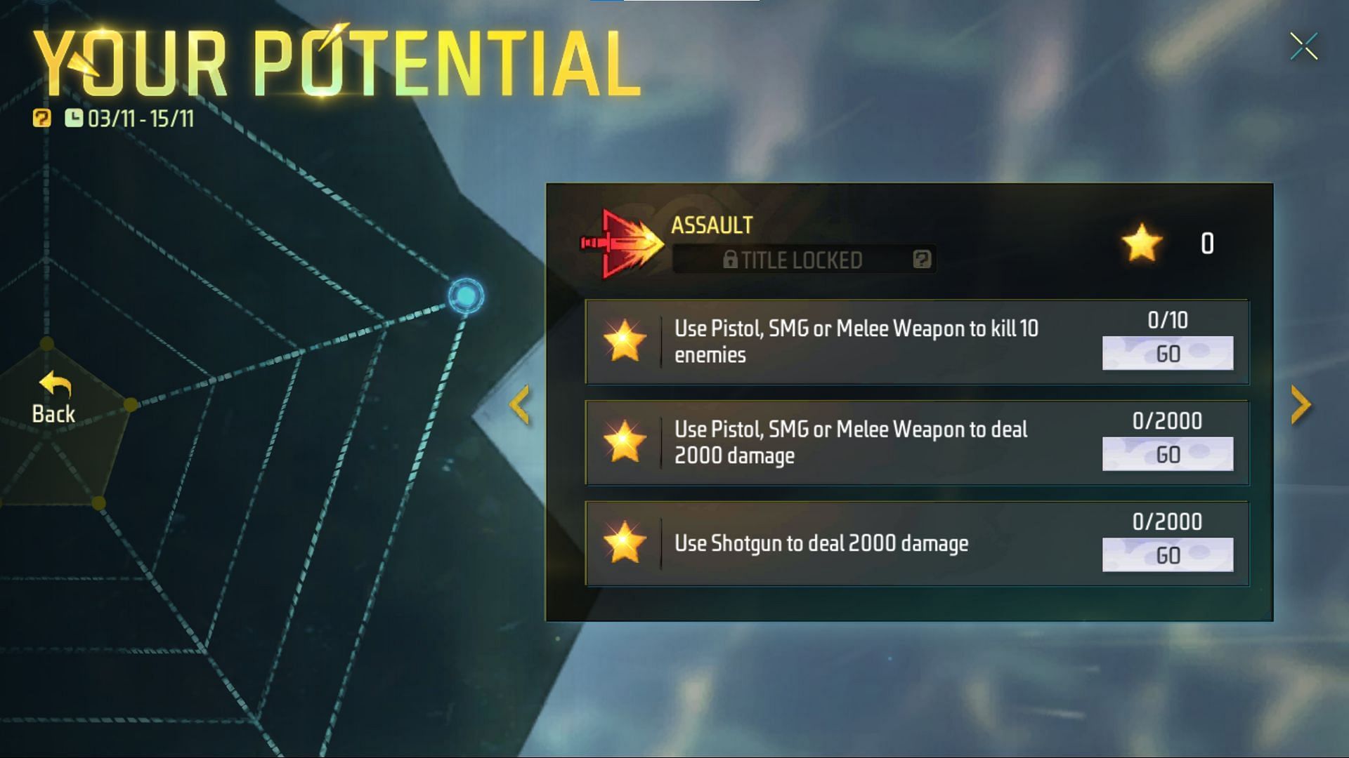 Range tasks (Image via Garena)