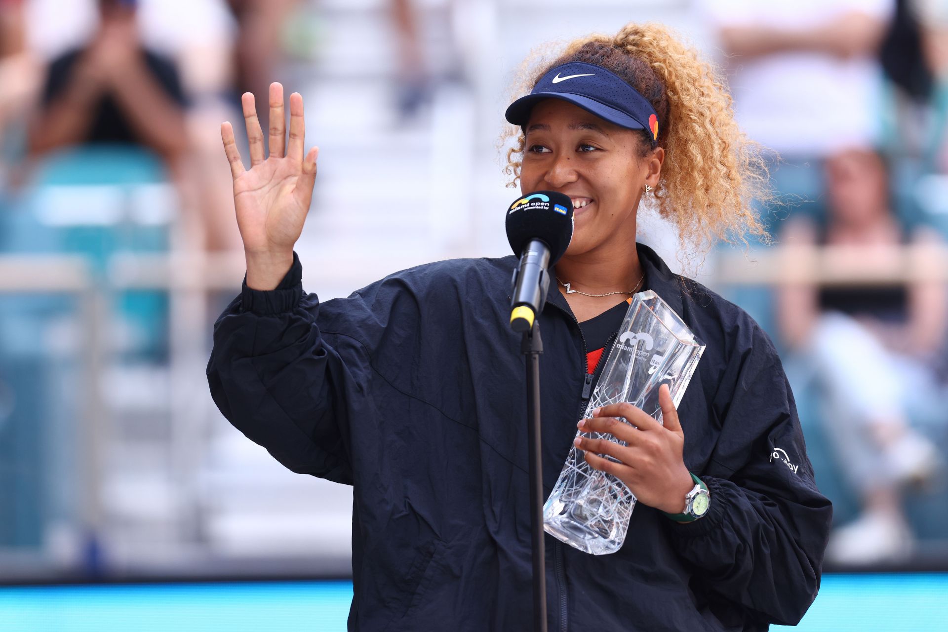 Naomi Osaka at the 2022 Miami Open.