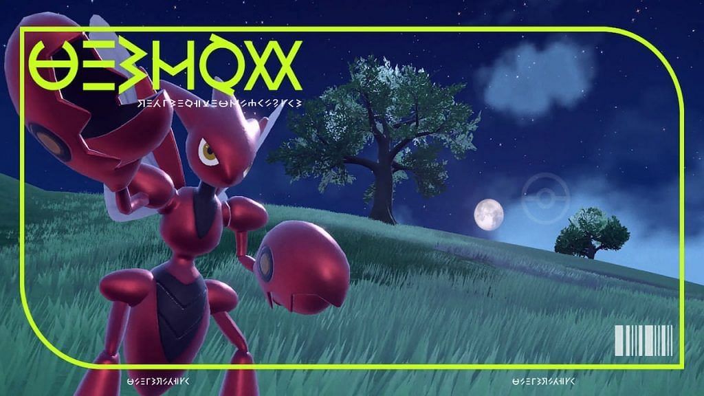 Scizor&#039;s Pokedex picture in Pokemon Scarlet and Violet (Image via The Pokemon Company)