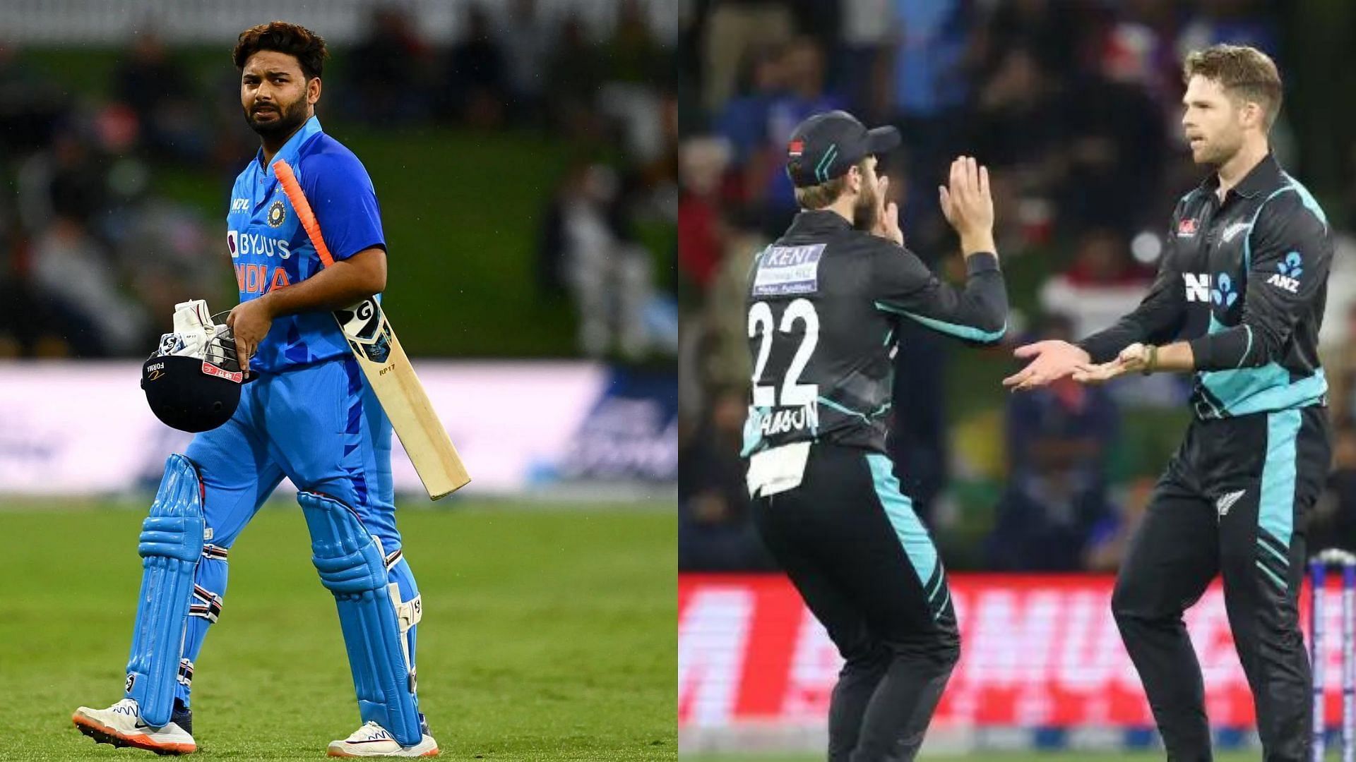Rishabh Pant (L) and Lockie Ferguson will be an interesting face-off. (P.C.:Getty &amp; Twitter)