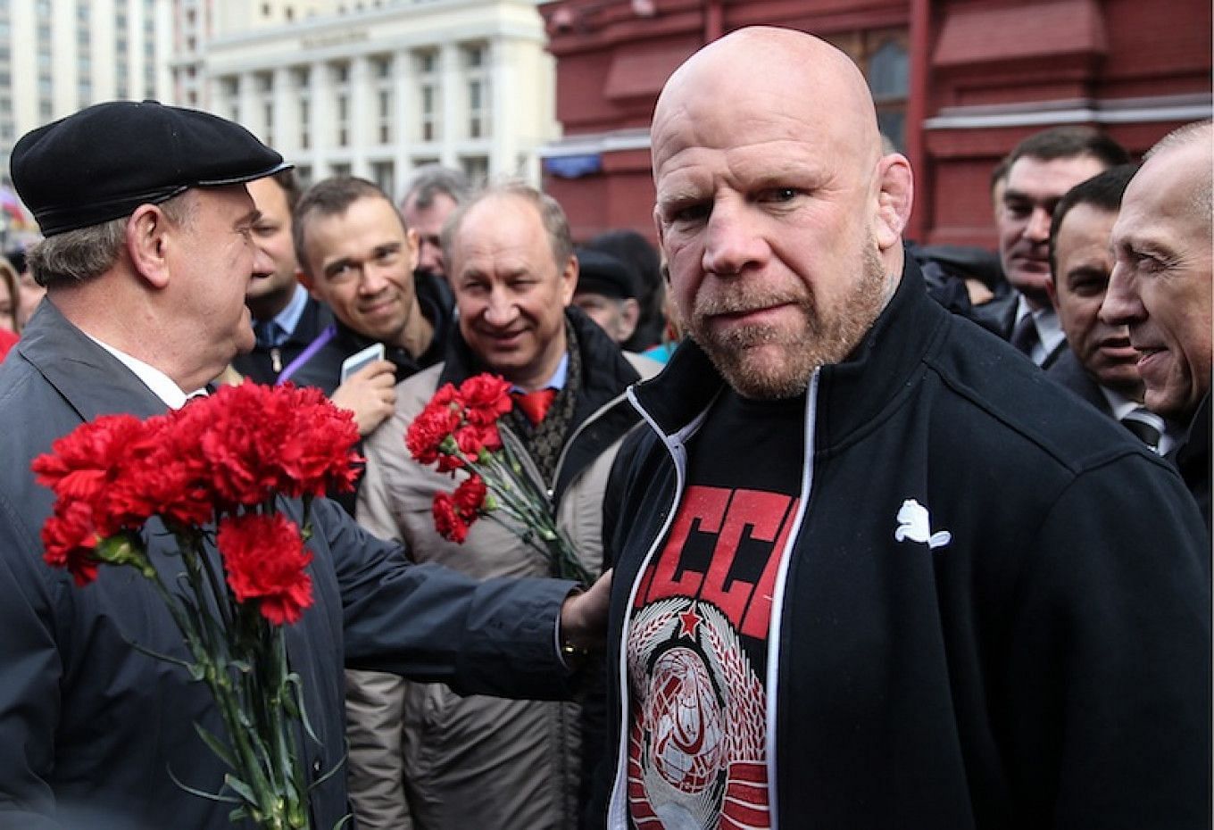 Jeff Monson speaks for Russia during European conflict