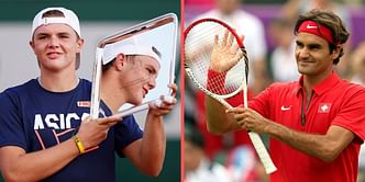 "Of course, if you live in Switzerland, my one big idol had to be Roger Federer" - Dominic Stricker ahead of his debut at Next Gen ATP Finals