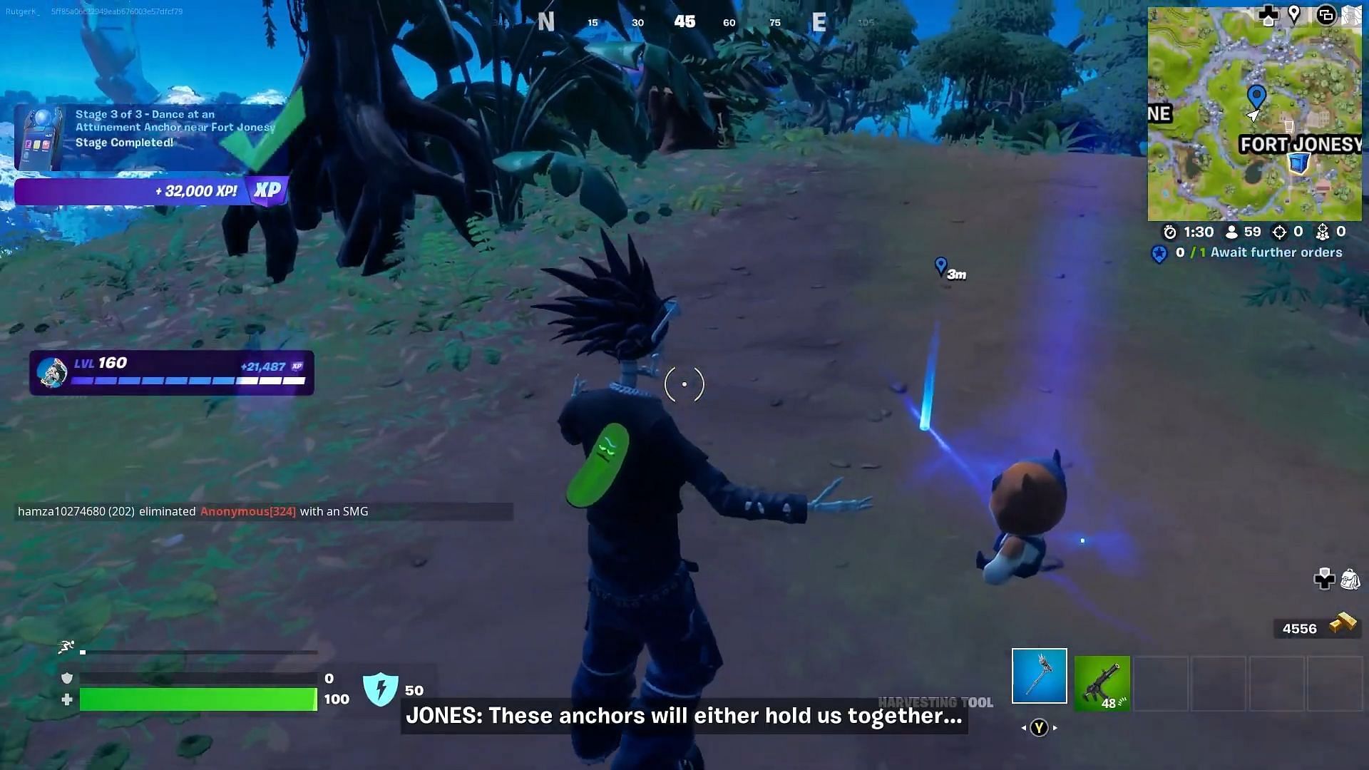 You will have to find Attunement Anchors and dance near them for the next quest (Image via Epic Games)