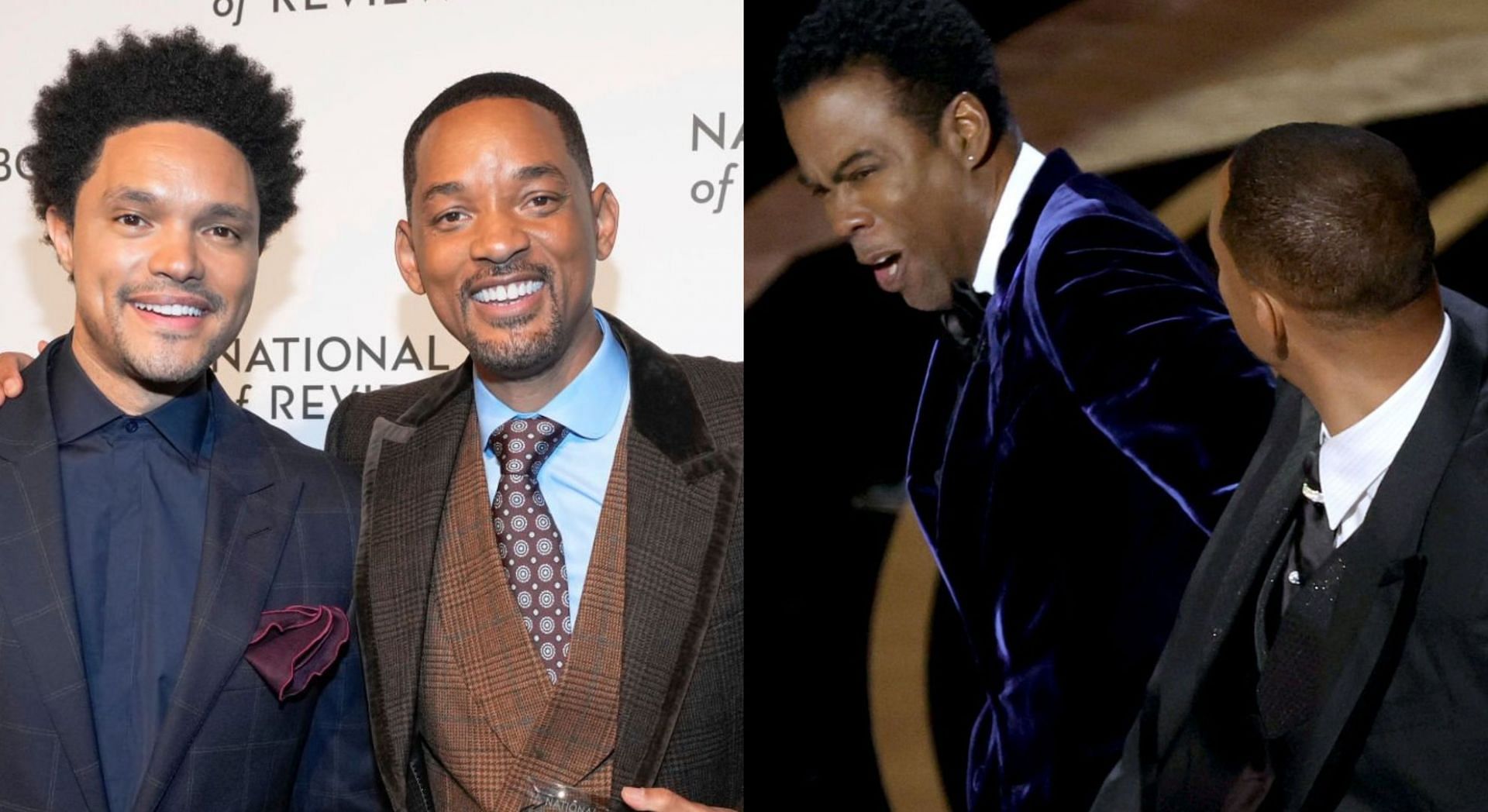 Will Smith addressed the infamous Chris Rock slap during recent interview with Trevor Noah (Image via Getty Images)